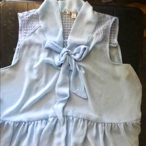 Baby blue blouse
